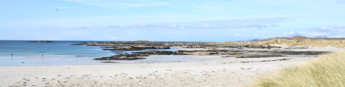 Sanny Bay beach Ardnamurchan Scotland