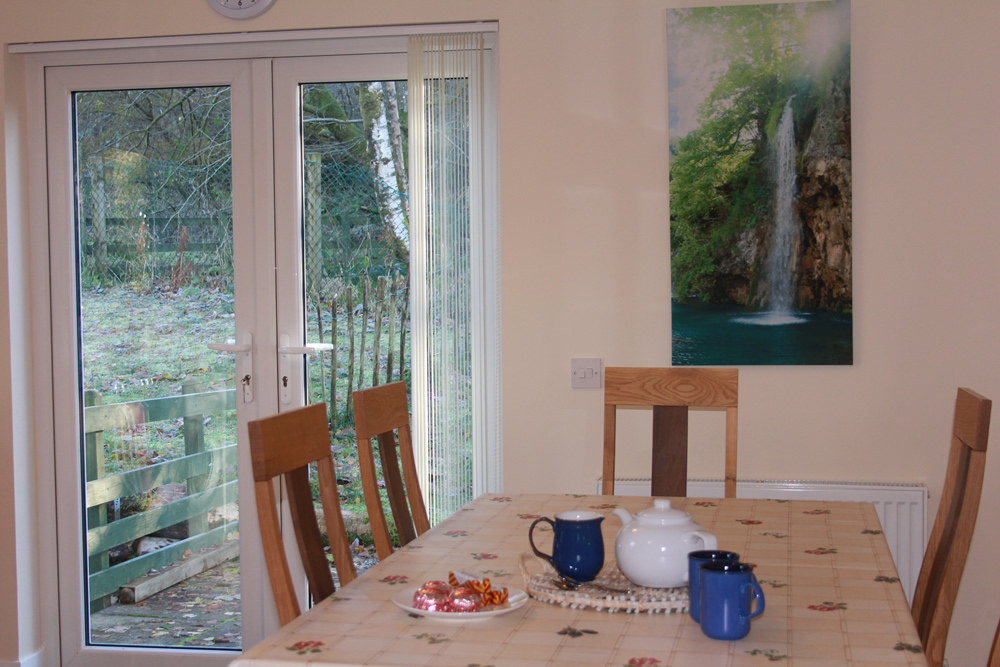 Dining area at Bramble Cottage Self catering Strontian Ardnamurchan Scotland Dining area at Bramble Cottage Self catering Strontian Ardnamurchan Scotland