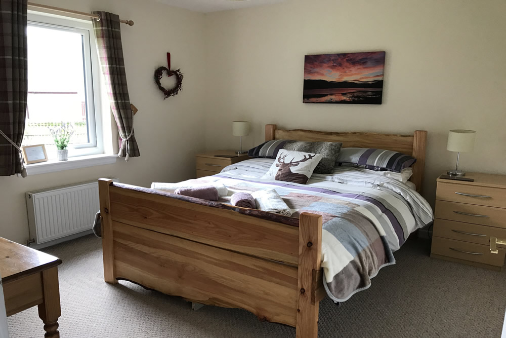 Double Bedroom Double bedroom at Bramble Cottage Strontian Ardnamurchan Scotland