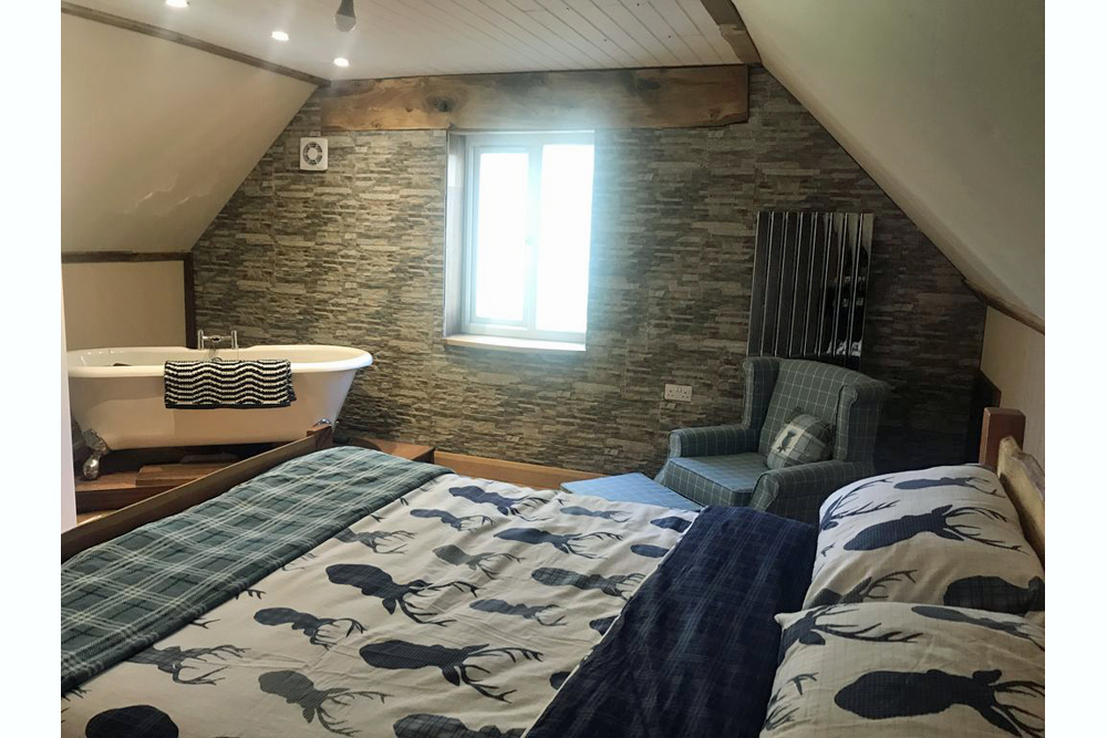 Master Suite Master suite at Bramble Cottage Strontian Ardnamurchan Scotland