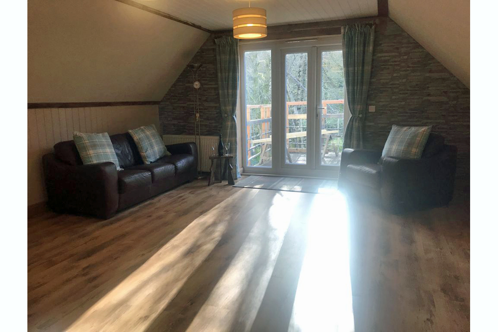 Master Suite with Balcony Master suite with Balcony at Bramble Cottage Strontian Ardnamurchan Scotland